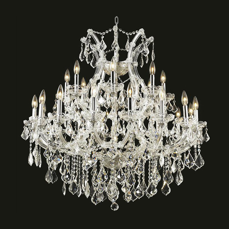 2 Tiers 25 Rama Maria Theresa Chandelier K9 Crystal Chandelier mo te ruma noho (1)