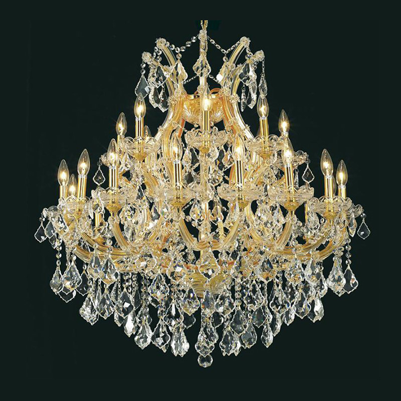 2 Tiers 25 Lights Maria Theresa Chandelier K9 Crystal Chandelier for Living Room (2)